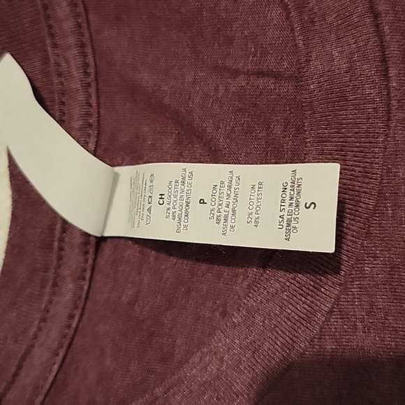 Bella Canvas Maroon Black Cat Lady Tee Shirt Size Small - Picture 3 of 5